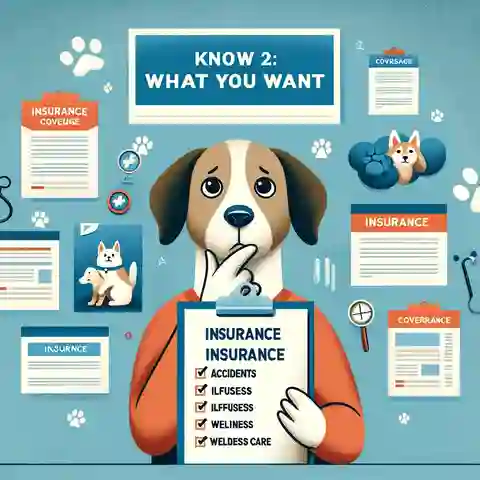 Best Lifetime Dog Insurance Providers An illustration for Step 2 Know What You Want