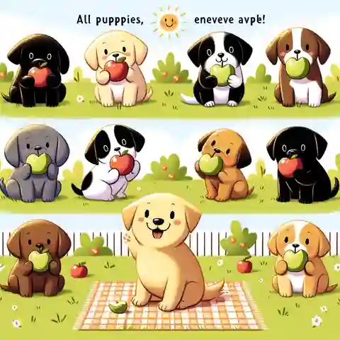 Can Puppies Eat Apples An Illustration of Puppy Breeds and Apple Consumption