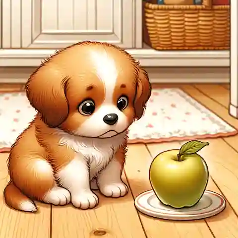 Can Puppies Eat Apples An Illustration of can all puppies eat apples, or are some breeds sensitive.webp