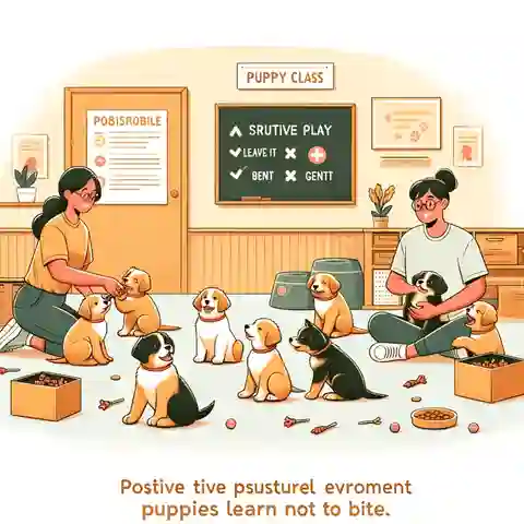 How to Teach a Puppy Not to Bite An Illustrations of How can puppy classes assist in teaching not to bite