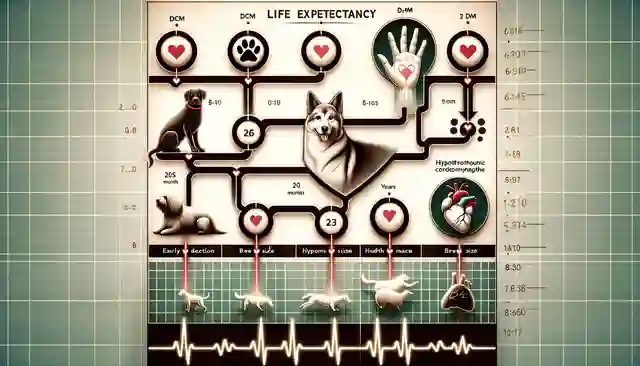 What Is Dilated Cardiomyopathy in Dogs An illustration Showing Life Expectancy with Cardiomyopathy in Dogs