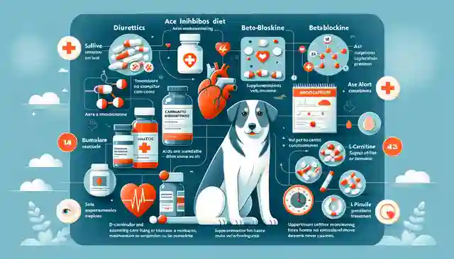 What Is Dilated Cardiomyopathy in Dogs An illustration Showing Treatment for Cardiomyopathy in Dogs
