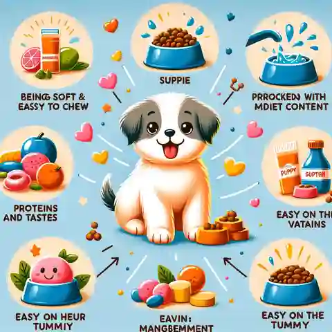 When Can Puppies Eat Wet Food Illustration showcasing why wet food is recommended for puppies, highlighting key benefits